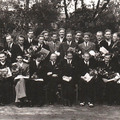 	Keskkool on läbi 1949 - Mihkel Aitsam esimeses reas vasakult teine