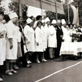 	Omskis invaspordivõistluste avamine 1985 - Võistluste korraldajad olid haigla arstid ja õed