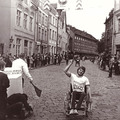 	Ratastoolisõit ümber vanalinna 1987 - Raekoja platsile finišeerimas Jaak (Kotelnikov) Pihlakas