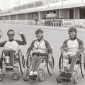 	Tiit Roos, Maire Jelle ja Jaak (Kotelnikov) Pihlakas Brno autodroomil 1987